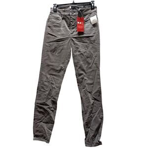 Kut from the Kloth Diana High Rise Fab Ab Skinny Corduroy Pant Concrete Size 0